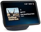 Amazon Echo Show 8 (neueste Generation), brillantes 8,7-Zoll-Display in HD-Auflösung mit raumfüllendem und 3D-Audio, Graphit, mit Alexa+ Early Access