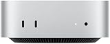 Apple Mac mini Desktop-Computer mit M4 Chip mit 10 Core CPU und 10 Core GPU: 16 GB gemeinsamer Arbeitsspeicher, 256 GB SSD Speicher, Gigabit Ethernet. Funktioniert mit iPhone/iPad