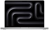 Apple 2024 MacBook Pro Laptop mit M4 Chip mit 10 Core CPU und 10 Core GPU: 14,2" Liquid Retina XDR Display, 16 GB gemeinsamer Arbeitsspeicher, 512 GB SSD Speicher; Silber