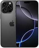 Apple iPhone 16 Pro Max 256 GB: 5G Handy mit Kamerasteuerung, 4K 120 Dolby Vision und einem großen Sprung bei der Batterielaufzeit. Funktioniert mit AirPods, Titan Schwarz