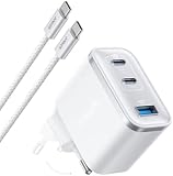 Anker Nano 70W USB C Ladegerät, Laptop Ladegerät, 3-Port-Netzteil