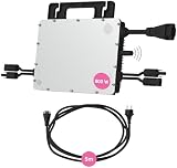 Hoymiles HMS-800W-2T Mikro-Wechselrichter mit integrierter WiFi DTU | inkl. 5m HMS Field Connector Kabel | bis zu 2 PV-Module | 800 Watt | VDE konform | für Balkonkraftwerke - at-Version