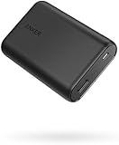 Anker Powerbank PowerCore 10000mAh, der kleine und leichter externer Akku, kompakt für iPhone XS Max/XR/XS/X/8/8Plus/7/6s/6Plus, iPad, Samsung Galaxy und weitere Smartphones(Schwarz)