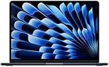 Apple 13" MacBook Air Laptop, M5 Chip mit 10‑Core CPU und 8‑Core GPU: Entwickelt für KI, 13,6" Liquid Retina Display, 16 GB gemeinsamer Arbeitsspeicher, 512 GB SSD, Touch ID, WLAN 7; Mitternacht