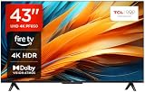TCL 43PF650 43 Zoll Fernseher, 4K Ultra HD Smart TV, Fire TV, Dolby Atmos