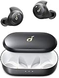 Soundcore by Anker Spirit Dot 2 Bluetooth Kopfhörer, Tiefer Bass, Klares Klangprofil, IPX7 wasserdicht & schweißfest, Blitzschnelles Aufladen, Bequeme AirWings, Mini Ohrhörer für Sport, Fitnessstudio