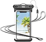 YOSH wasserdichte Handyhülle, 7,5 Zoll IPX8 Unterwasser Handyhülle, Wasserfeste Handytasche für iPhone 16 15 14 13 12 11 Pro XS XR SE 8 7 Samsung S24 FE S23 S22 Ultra Xiaomi Huawei