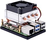 GeeekPi Low-Profile Plus CPU Kühler für Raspberry Pi 5, Pi 5 Aluminium Active Cooler mit Kühllüfter für Raspberry Pi 5 4GB/8GB/16GB