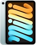Apple iPad mini (A17 Pro): 8,3'' Liquid Retina Display, 512 GB, WLAN 6E und 5G Mobilfunk, 12 MP Front /12 MP Rückkamera, Touch ID, Batterie für den ganzen Tag – Blau
