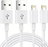 iPhone Ladekabel,Lightning Kabel [2Pack1M] MFi-Zertifiziert iPhone Kabel iPhone USB Kabel Für Apple iPhone 14 13 Pro Max Mini XS XR X 8 7 6 6s Plus 5 SE, iPad Air(Weiß)