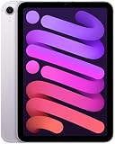 Apple iPad mini (A17 Pro): 8,3'' Liquid Retina Display, 128 GB, WLAN 6E und 5G Mobilfunk, 12 MP Front /12 MP Rückkamera, Touch ID, Batterie für den ganzen Tag – Violett