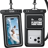 Lamicall IP68 wasserdichte Handyhülle, Unterwasser Handytasche, 2 Stück