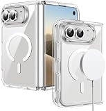 Lemxiee Magnetisch Case für iPhone Duo hülle,Kompatibel mit MagSafe Schutzhülle Transparentes Handyhülle