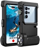 Wusbulk Unterwasser Handyhülle, IPX8 15m/50ft, Kompatibel mit Bluetooth