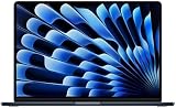 Apple MacBook Air (15", Apple M4 Chip mit 10‑Core CPU und 10‑Core GPU, 16GB Gemeinsamer Arbeitsspeicher, 256 GB) - Mitternacht
