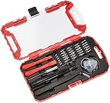 Amazon Basics Präzisionswerkzeug Schraubenzieher Set Klein, 32-Teilig, Mehrfarbig