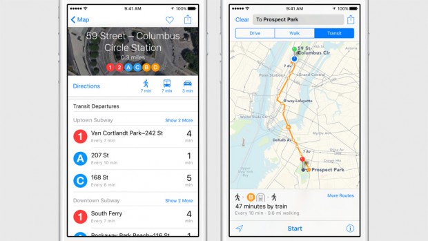 Maps iOS9