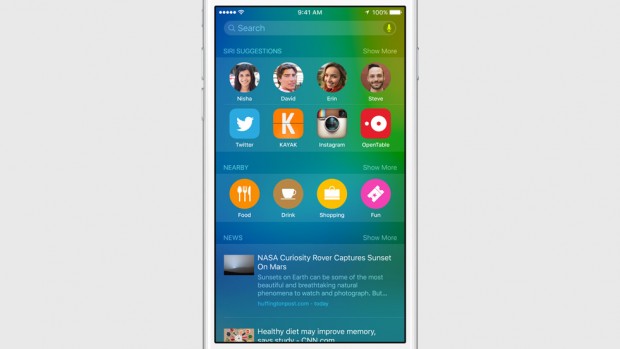 Spotlight iOS9