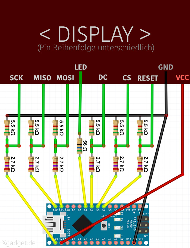 SPI Display - Arduino
