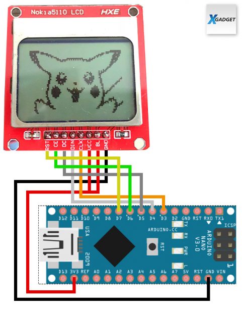 Arduino: Nokia 5110 LCD anschließen » Xgadget.de