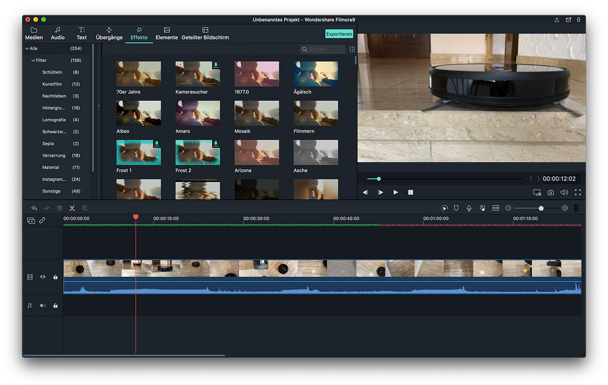  Filmora  9 Preisg nstiges Videoschnittprogramm f r Mac  