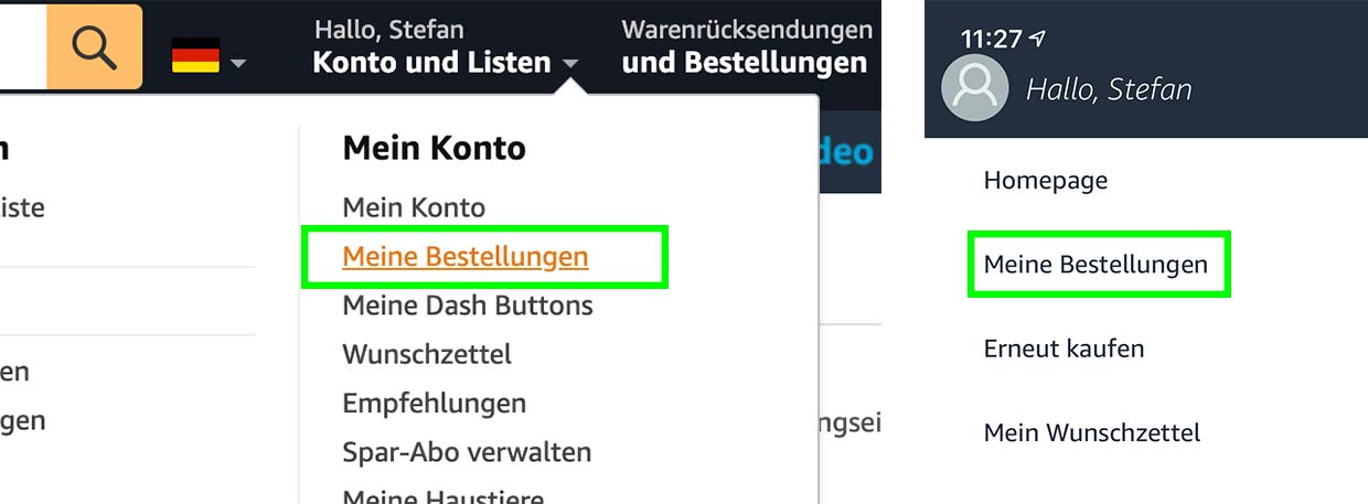  Alte Bestellungen anzeigen & verfolgen - So geht's »